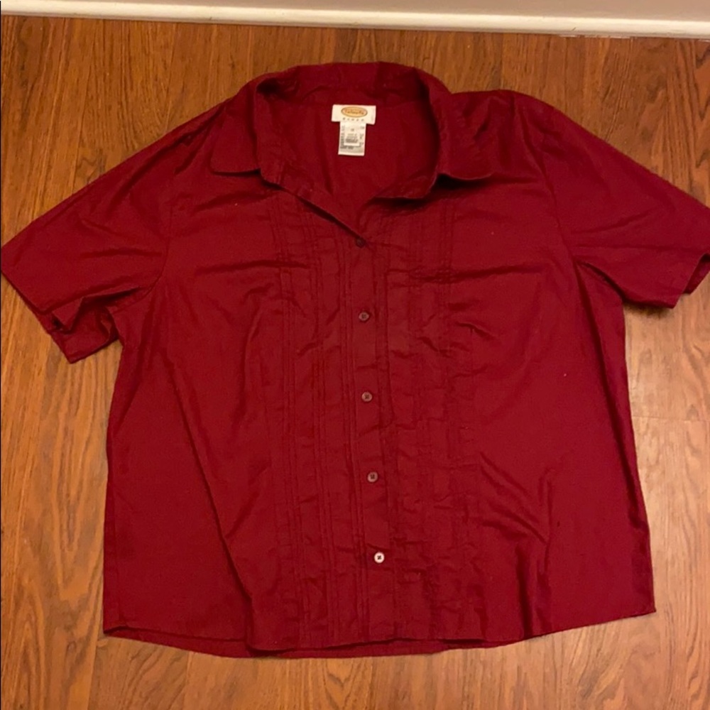 Burgundy Shirt 👚